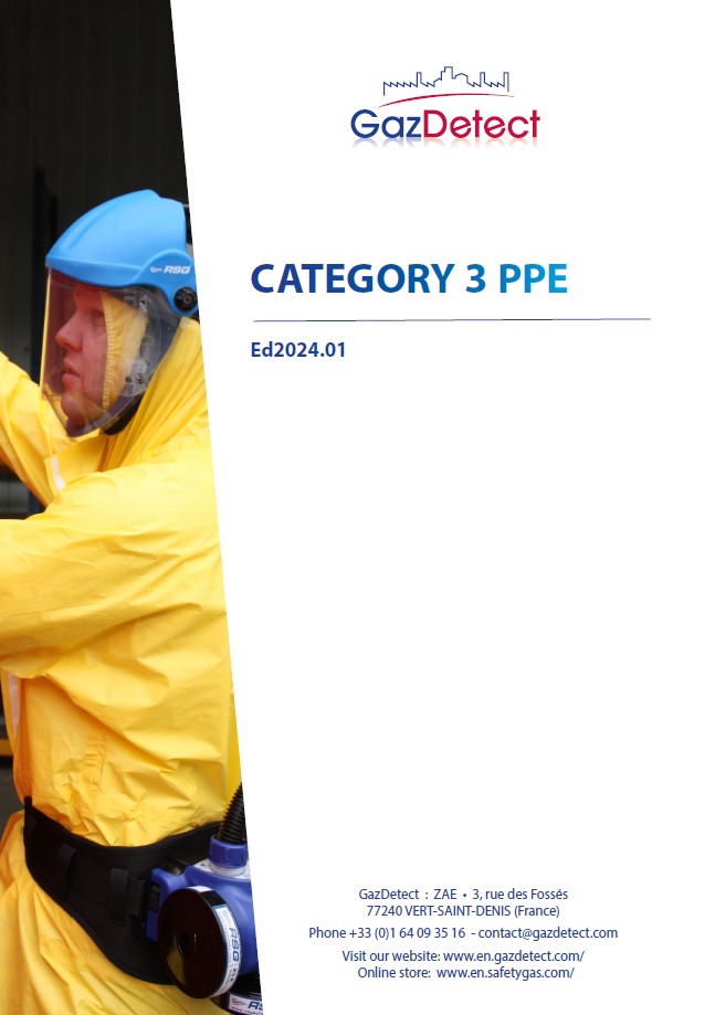 Personal Protective Equipment category 3 catalog