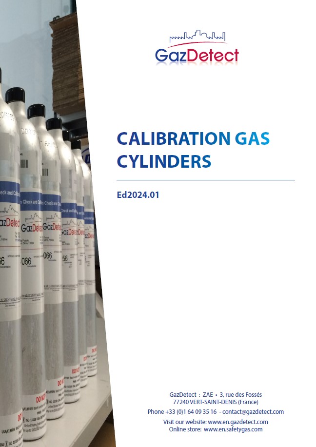 Calibration gas catalog