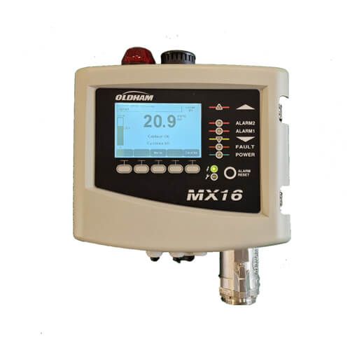 MX16 O2 Oxygen monitoring controller - SafetyGas