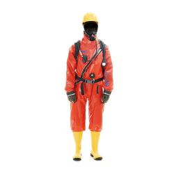Type 1b hazmat suit, gas tight suit CPS 6800 by Dräger