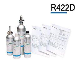R422D calibration gas cylinder freon refrigerant gas by Air Products for gas detector calibration