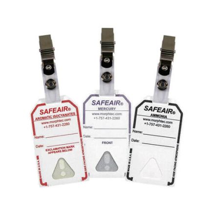 SafeAir badges - Chemical detection badges