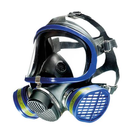 Full face gas mask - Dual filter respirator X-plore 5500