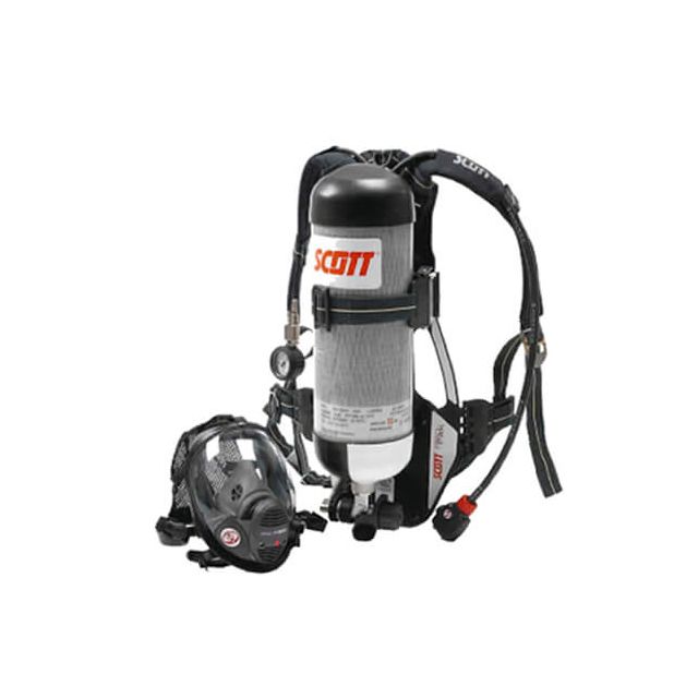 fire SCBA, self-contained breathing apparatus Propak by scott safety