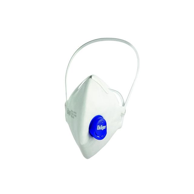 Disposable FFP2 dust mask with valve X-plore 1520 V by Dräger
